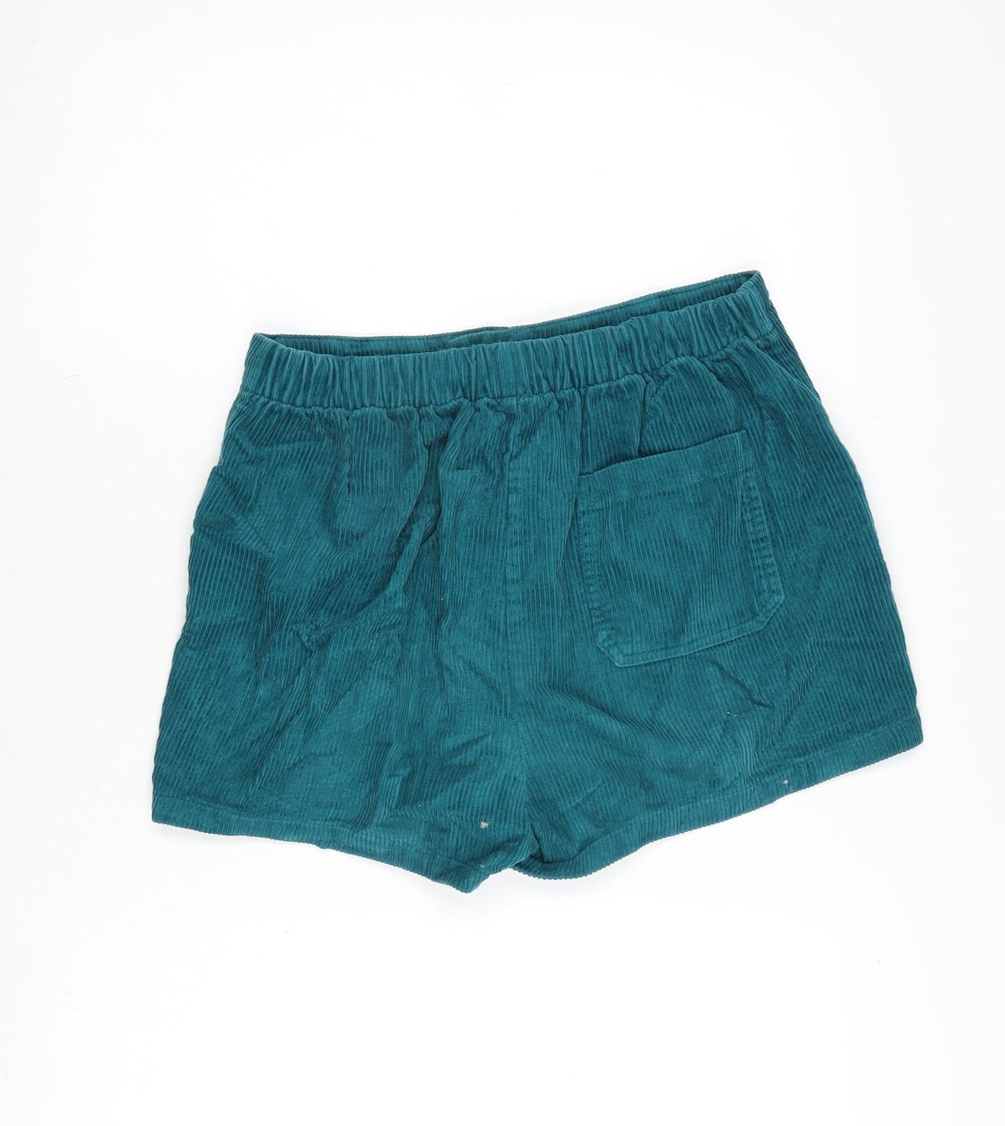 Wild Fable Womens Green Cotton Bermuda Shorts Size M Regular Zip