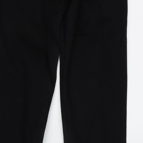 Super Skinny Womens Black Cotton Blend Tapered Jeans Size 27 in L32 in Regular Zip