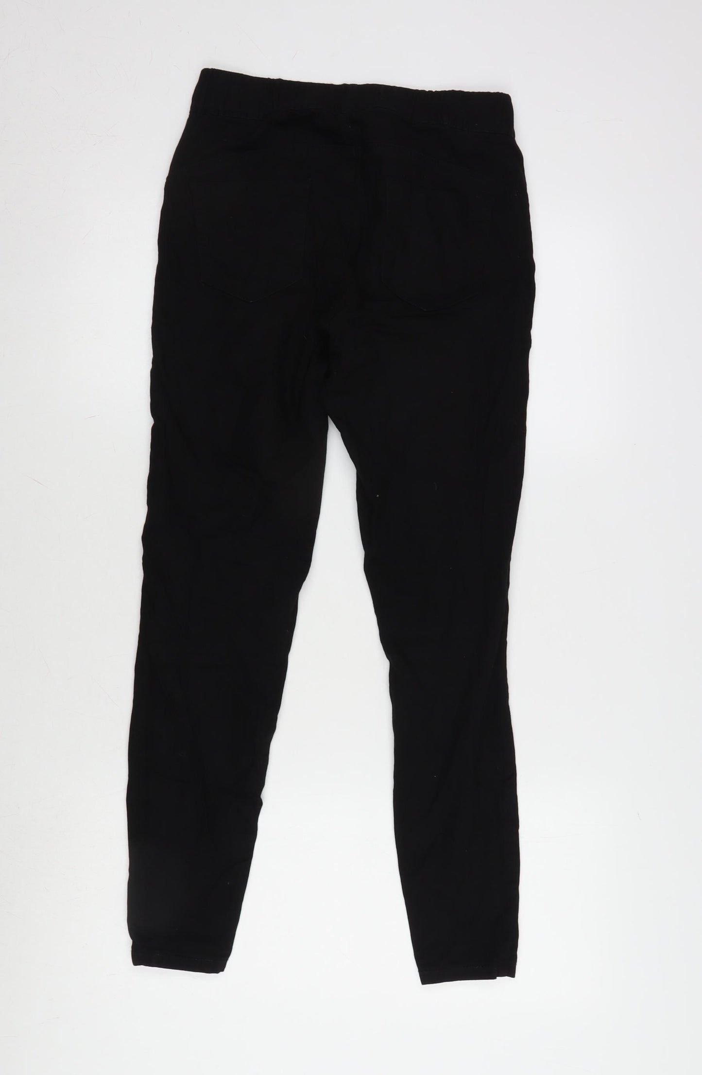 Denim & Co. Womens Black Cotton Blend Jegging Jeans Size 8 L27 in Regular