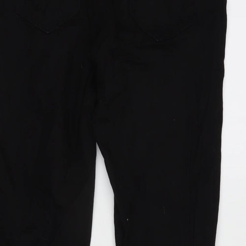Denim & Co. Womens Black Cotton Blend Jegging Jeans Size 8 L27 in Regular