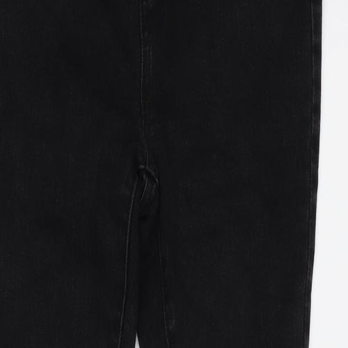 George Womens Grey Cotton Blend Skinny Jeans Size 8 L30 in Regular Zip