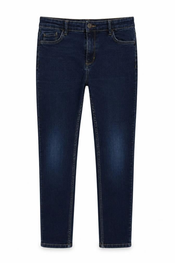 Denim Department Girls Blue Cotton Straight Jeans Size 14 Years L26 in Regular Zip