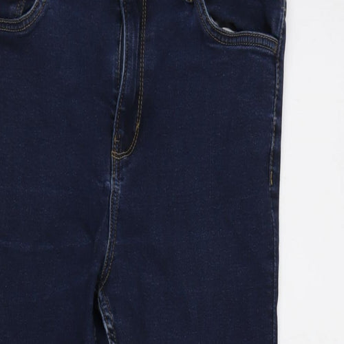 Denim Department Girls Blue Cotton Straight Jeans Size 14 Years L26 in Regular Zip