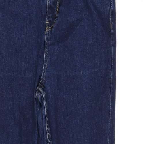 Denim Department Girls Blue Cotton Tapered Jeans Size 14 Years L27 in Regular Zip