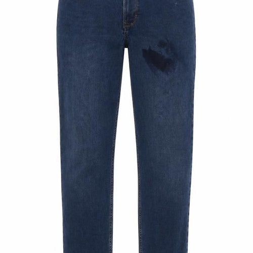 TU Mens Blue Cotton Blend Straight Jeans Size 36 in L28 in Regular Zip