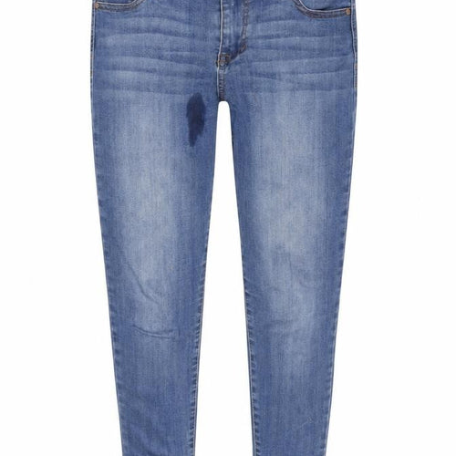 Celebrity Pink Womens Blue Cotton Blend Skinny Jeans Size 26 in L26 in Regular Zip