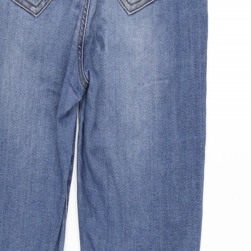 Celebrity Pink Womens Blue Cotton Blend Skinny Jeans Size 26 in L26 in Regular Zip
