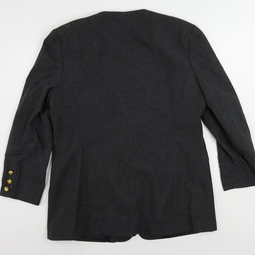 Richards Womens Grey Jacket Blazer Size 18 Button - Vintage