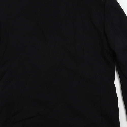 NEXT Mens Black Wool Tuxedo Suit Jacket Size 38 Regular