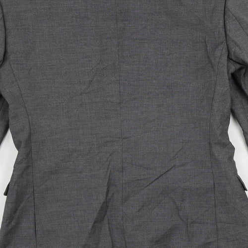 Marks and Spencer Mens Grey Polyester Jacket Suit Jacket Size 34 Regular