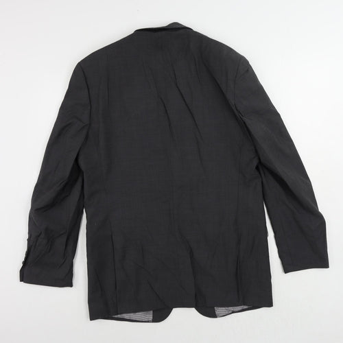 Ben Sherman Mens Grey Polyester Jacket Suit Jacket Size 40 Regular