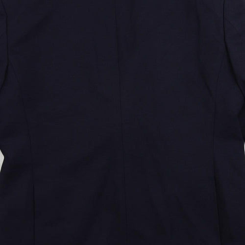 Marks and Spencer Mens Blue Polyamide Jacket Suit Jacket Size 40 Regular