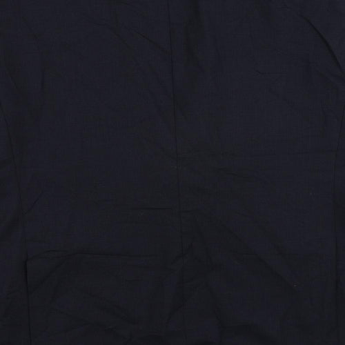 Linea Mens Blue Wool Jacket Suit Jacket Size 42 Regular