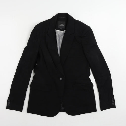 NEXT Womens Black Jacket Blazer Size 10 Button