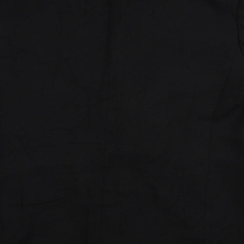St Bernard Mens Black Polyester Jacket Blazer Size 44 Regular