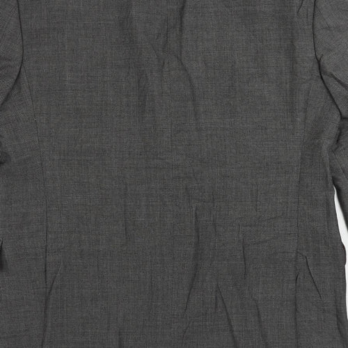 Marks and Spencer Mens Grey Polyester Jacket Suit Jacket Size 46 Regular