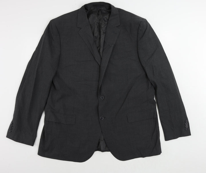 Marks and Spencer Mens Grey Wool Jacket Suit Jacket Size 48 Regular