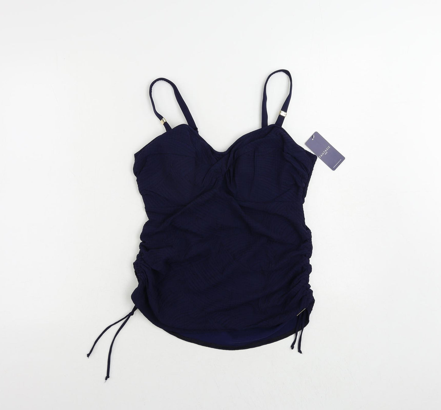 Fantasie Womens Blue Nylon Top Size M - Textured