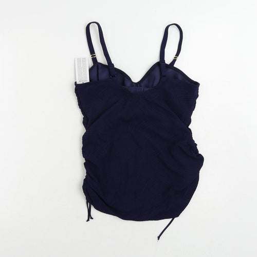 Fantasie Womens Blue Nylon Top Size M - Textured