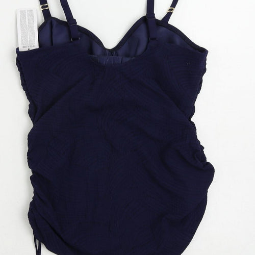 Fantasie Womens Blue Nylon Top Size M - Textured