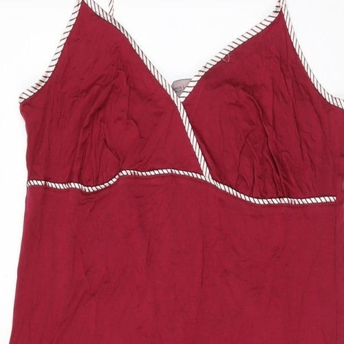Marks and Spencer Womens Red Solid Elastane Top Dress Size 12