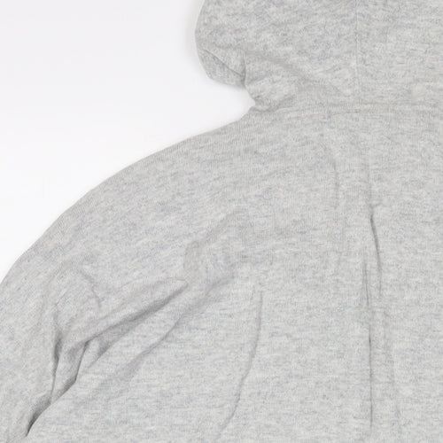 Monsoon Womens Grey Acrylic Pullover Hoodie Size S Pullover