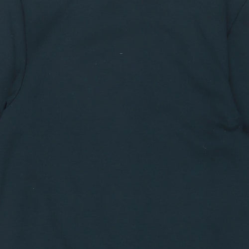 Uniqlo Womens Green Polyester Sheath Size S Boat Neck Zip