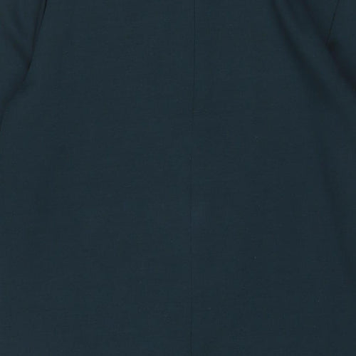 Uniqlo Womens Green Polyester Sheath Size S Boat Neck Zip