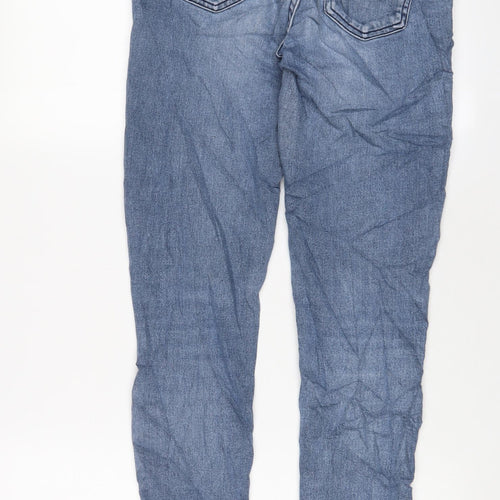 Avenue Womens Blue Cotton Skinny Jeans Size 10 L28 in Regular Zip