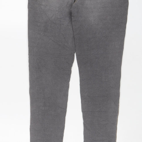 NEXT Womens Grey Cotton Jegging Jeans Size 10 L27 in Regular