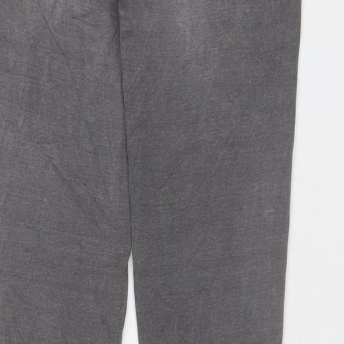 NEXT Womens Grey Cotton Jegging Jeans Size 10 L27 in Regular