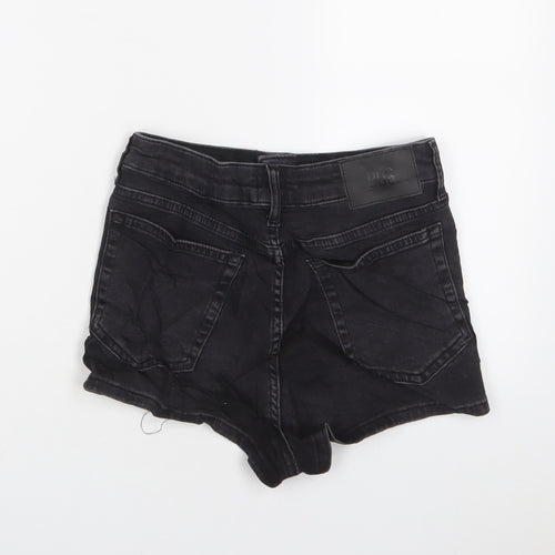 BDG Womens Black Cotton Basic Shorts Size 27 in Regular Zip