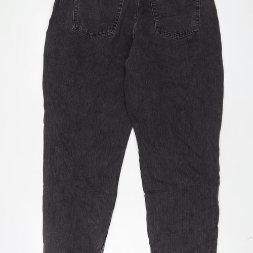 ASOS Womens Grey Cotton Tapered Jeans Size 30 in L30 in Regular Zip
