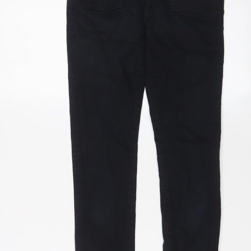 ASOS Womens Black Cotton Skinny Jeans Size 6 L30 in Regular Zip