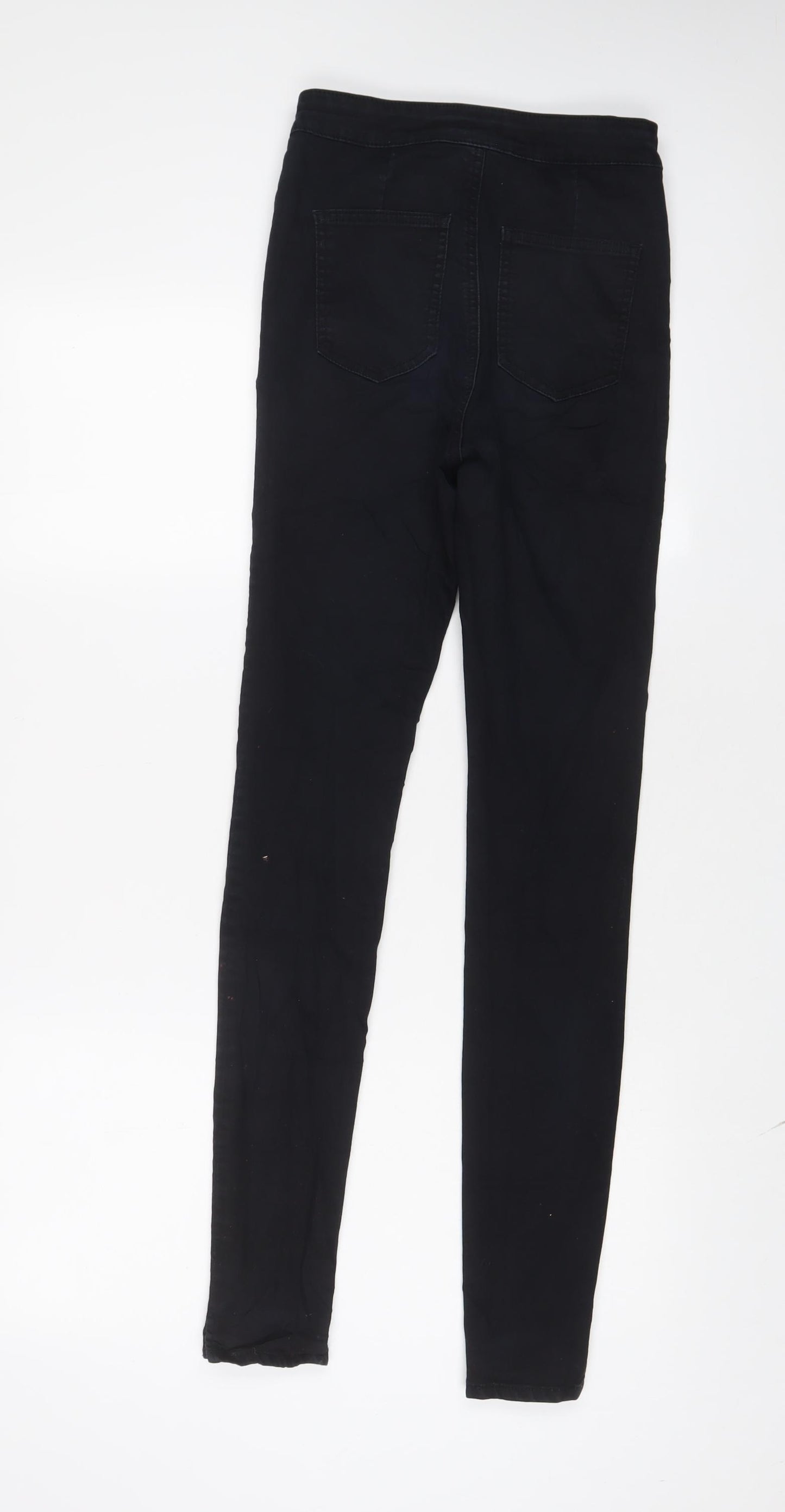 ASOS Womens Black Cotton Skinny Jeans Size 6 L30 in Regular Zip