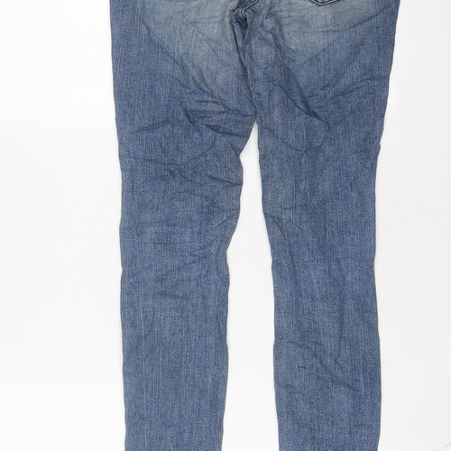 BDG Womens Blue Cotton Skinny Jeans Size 26 in L30 in Regular Zip