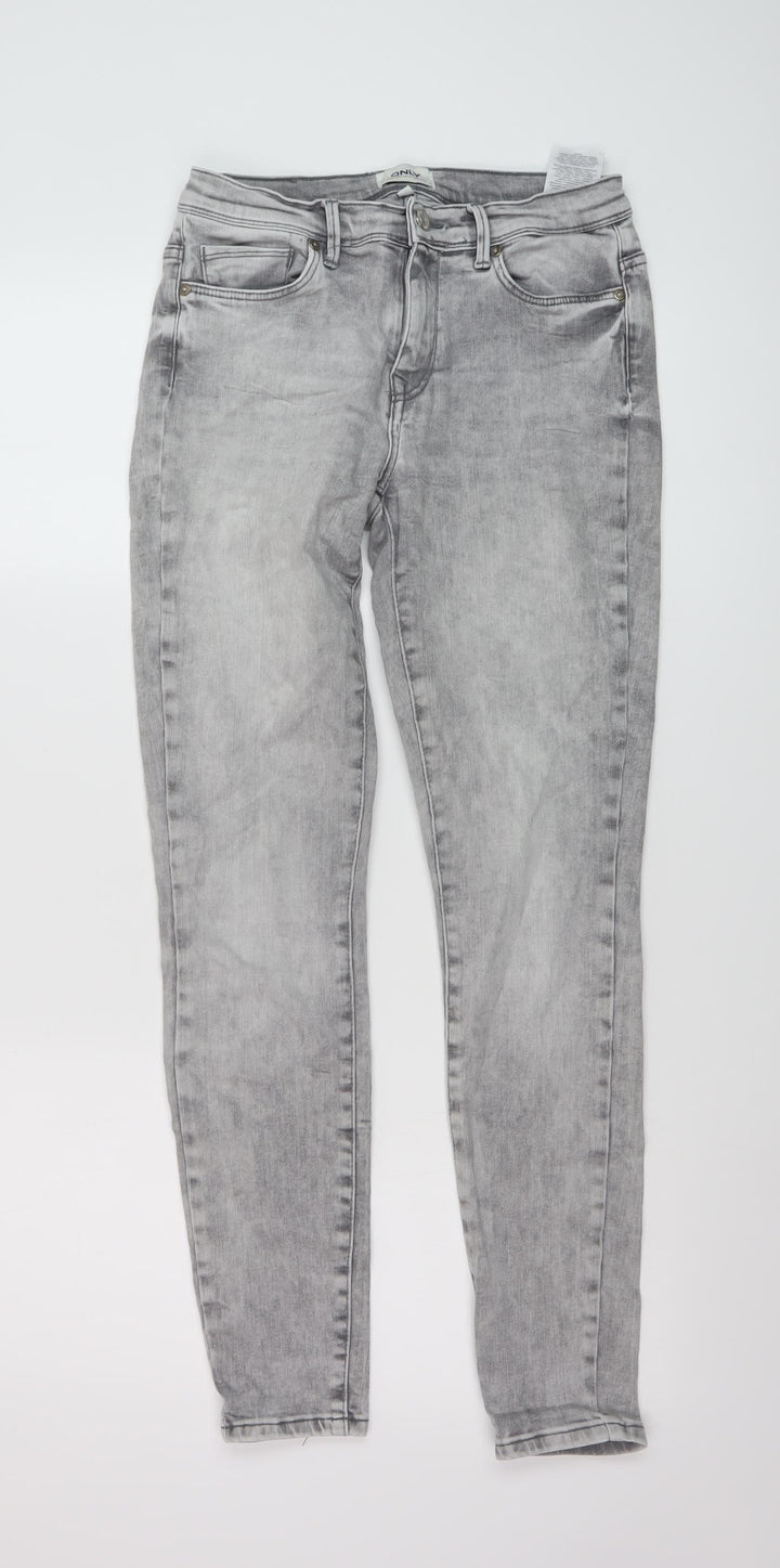 Only Womens Green Cotton Skinny Jeans Size 29 in L29 in Regular Button