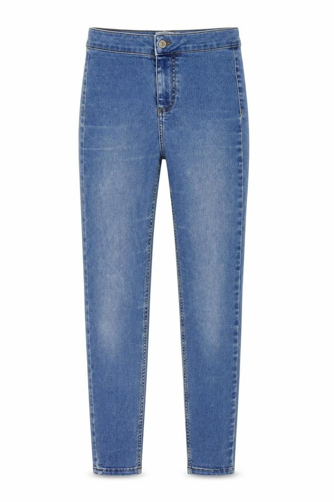 New Look Girls Blue Cotton Jegging Jeans Size 13 Years Regular Button