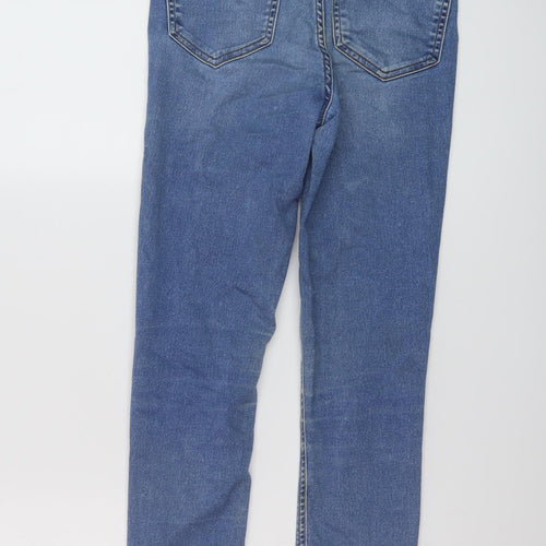 New Look Girls Blue Cotton Jegging Jeans Size 13 Years Regular Button