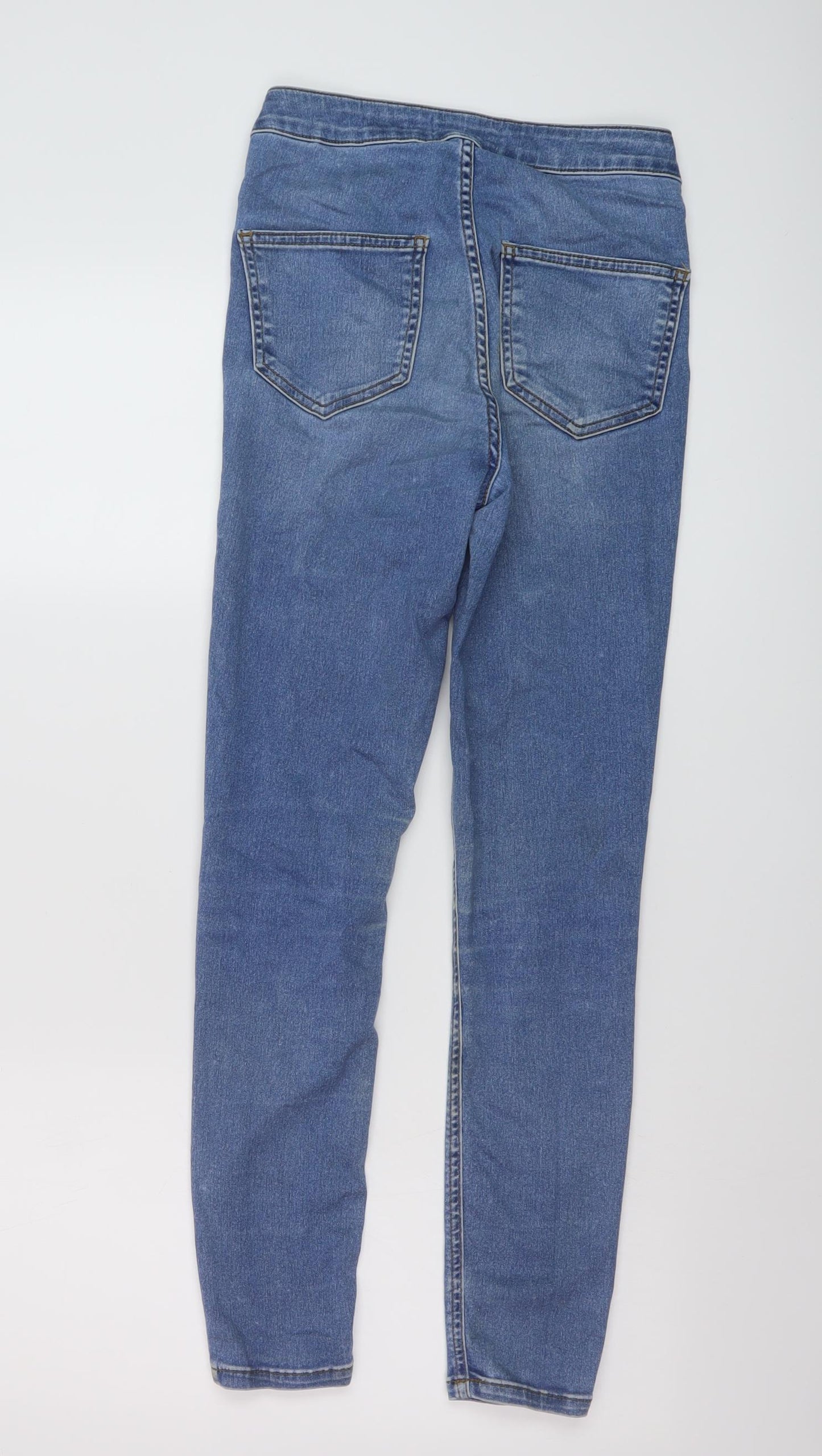 New Look Girls Blue Cotton Jegging Jeans Size 13 Years Regular Button