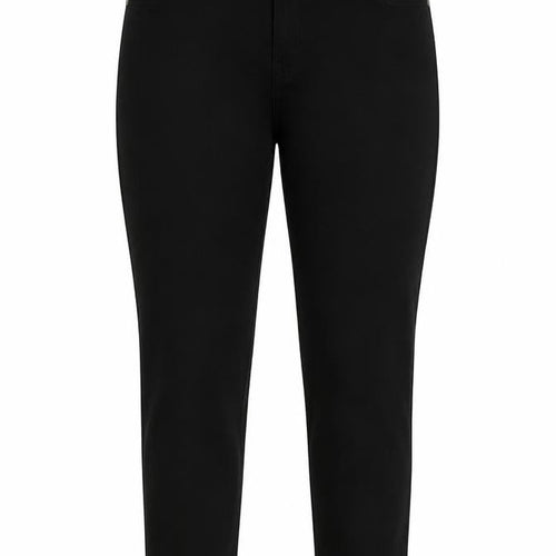 H&M Womens Black Cotton Skinny Jeans Size 12 L28 in Regular Button