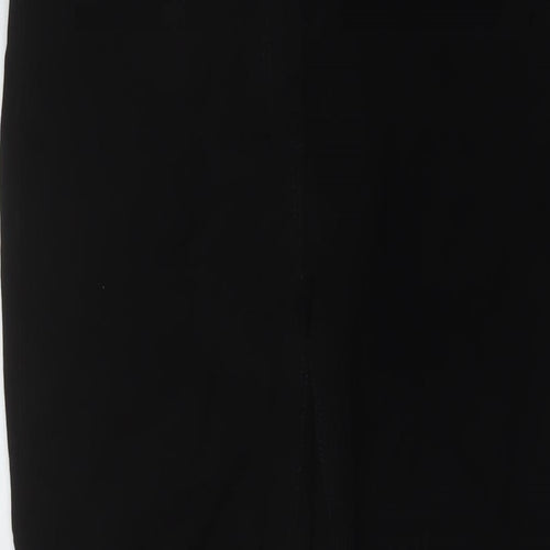 H&M Womens Black Cotton Skinny Jeans Size 12 L28 in Regular Button