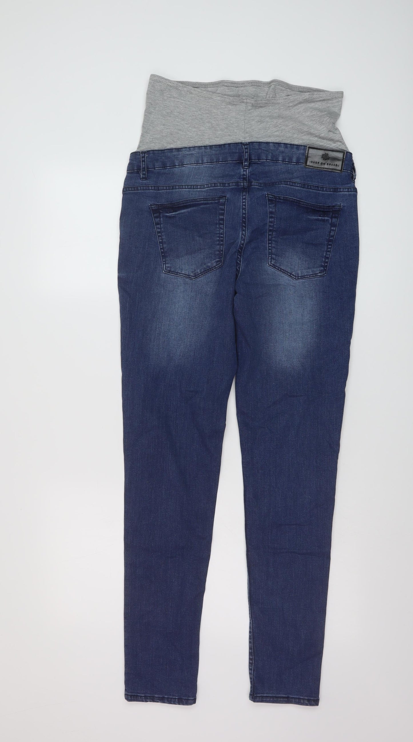 ESMARA Womens Blue Cotton Skinny Jeans Size 12 L30.5 in Regular