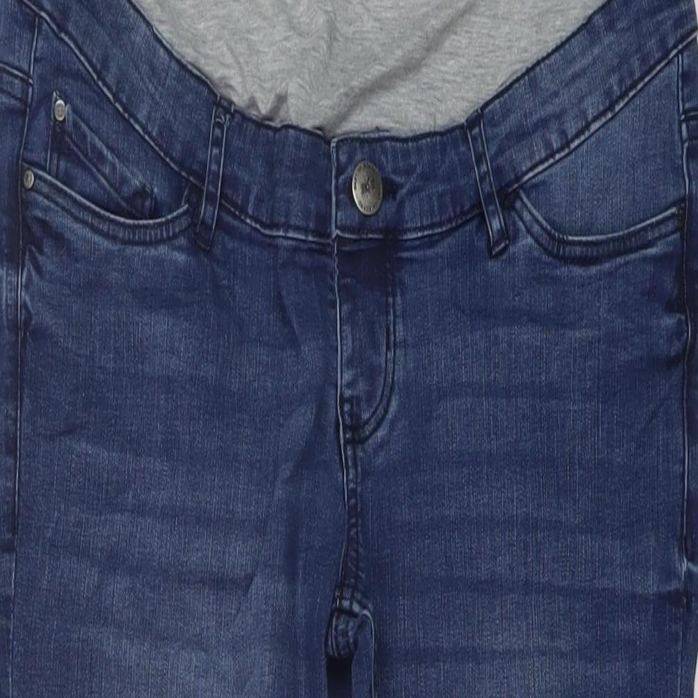 ESMARA Womens Blue Cotton Skinny Jeans Size 12 L30.5 in Regular
