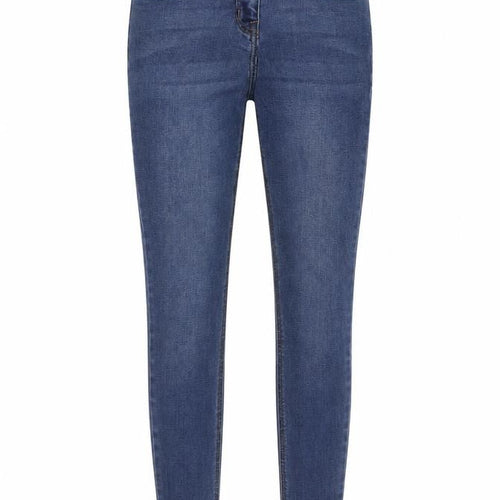 Nutmeg Womens Blue Cotton Skinny Jeans Size 8 L27 in Regular Button
