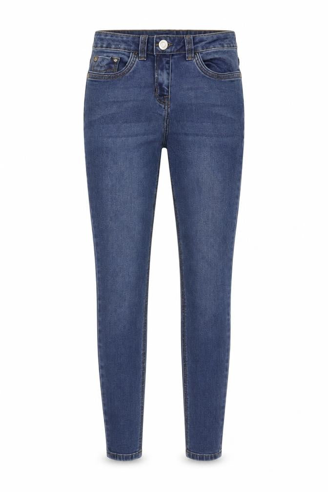 Nutmeg Womens Blue Cotton Skinny Jeans Size 8 L27 in Regular Button