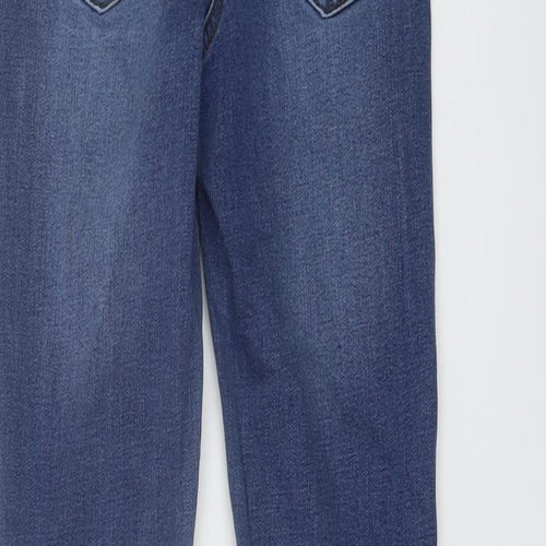 Nutmeg Womens Blue Cotton Skinny Jeans Size 8 L27 in Regular Button