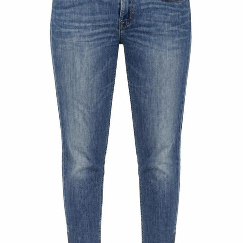 Lee Womens Blue Cotton Skinny Jeans Size 28 in L28 in Regular Button