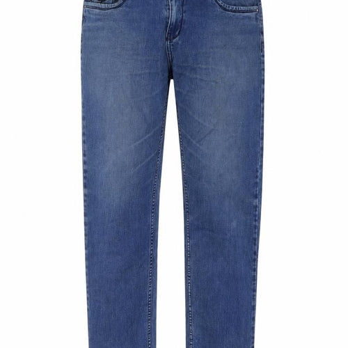 Voodoio Mens Blue Cotton Straight Jeans Size 32 in L31 in Regular Button