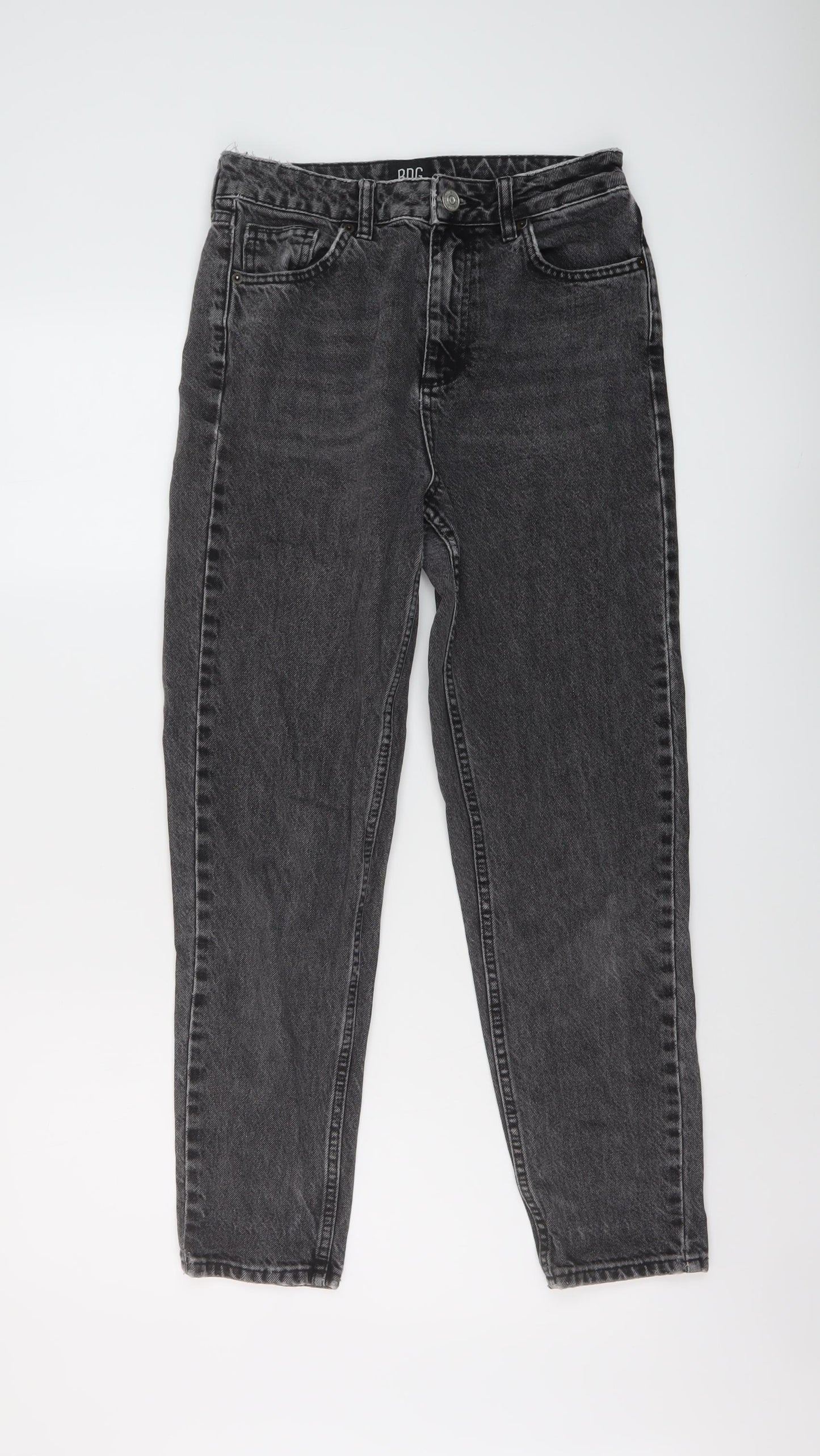 BDG Womens Grey Cotton Mom Jeans Size 27 in L27 in Regular Button